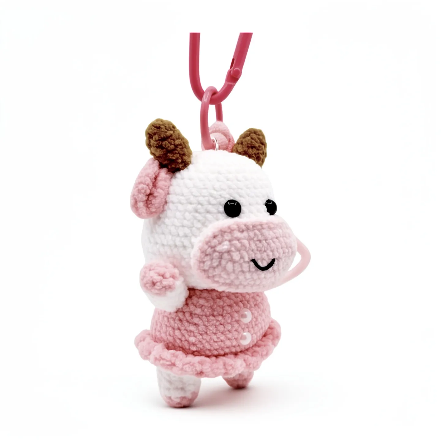 Blush Calf in Rosy Frills